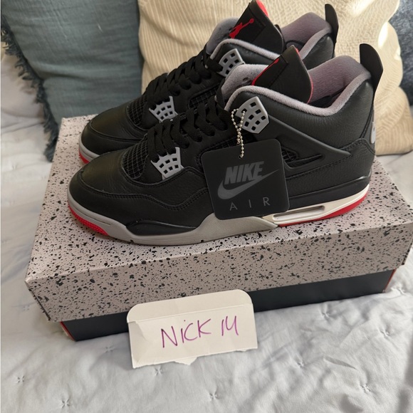 Jordan 4 Bred reimagined size 11.5 worn 1x